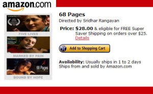 Buy DVDs of film 68 Pages on Amazon